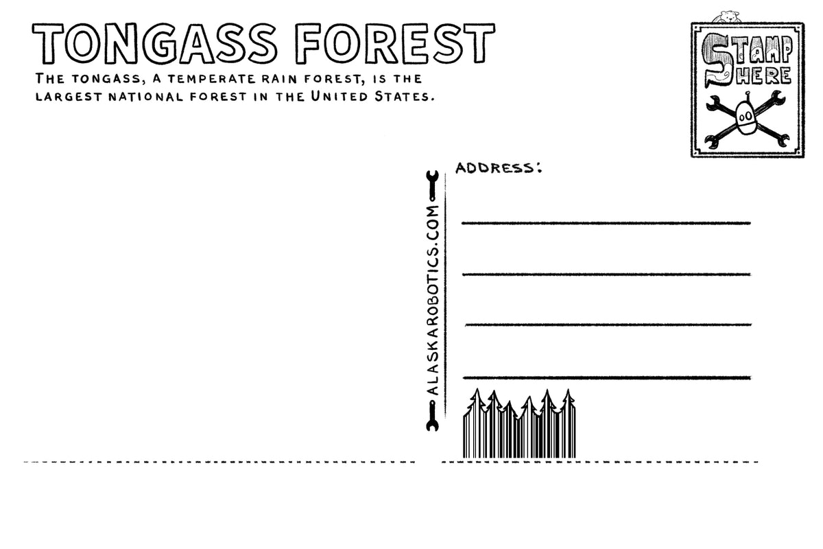 Tongass National Forest Postcard Alaska Robotics Gallery