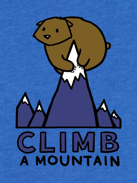 Climb a Mountain - Kids T-Shirt