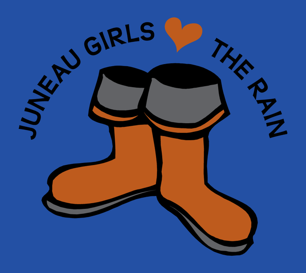 Juneau Girls Love the Rain - Adult T-Shirt