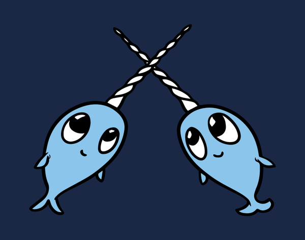 Narwhal Friends - Baby Onesie