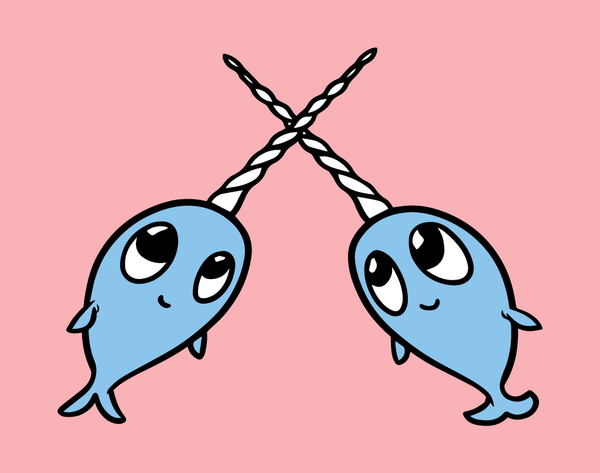 Narwhal Friends - Baby Onesie