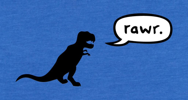 Dinosaur Rawr - Adult T-Shirt