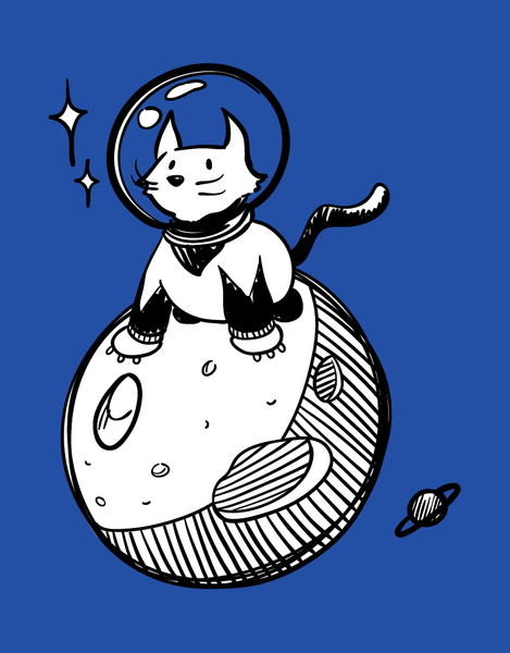 Space Cat - Baby Onesie