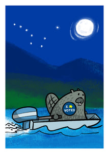 I Voted - Moonlight Beaver