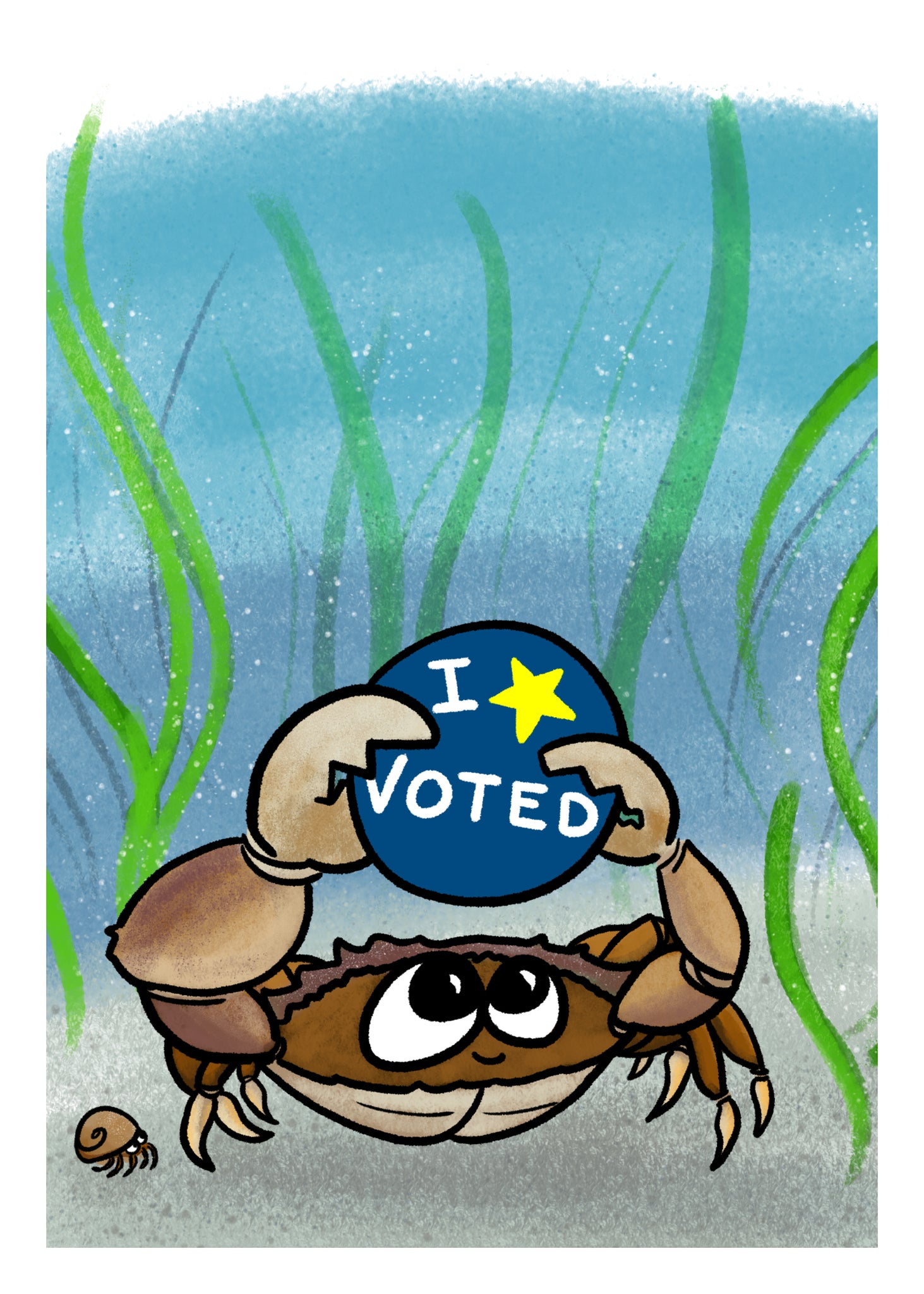 I Voted - Dungeness Crab