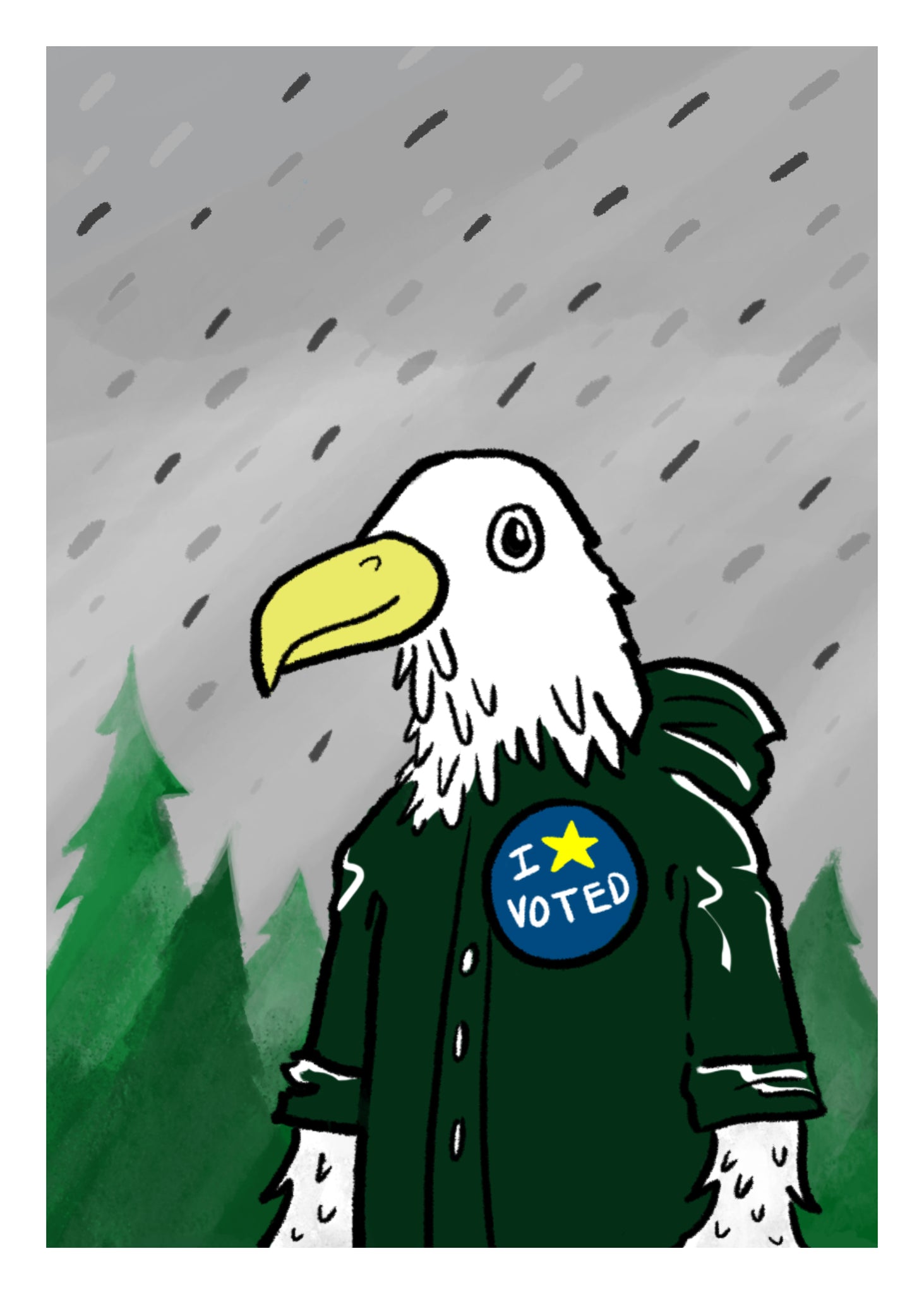 I Voted - Eagle