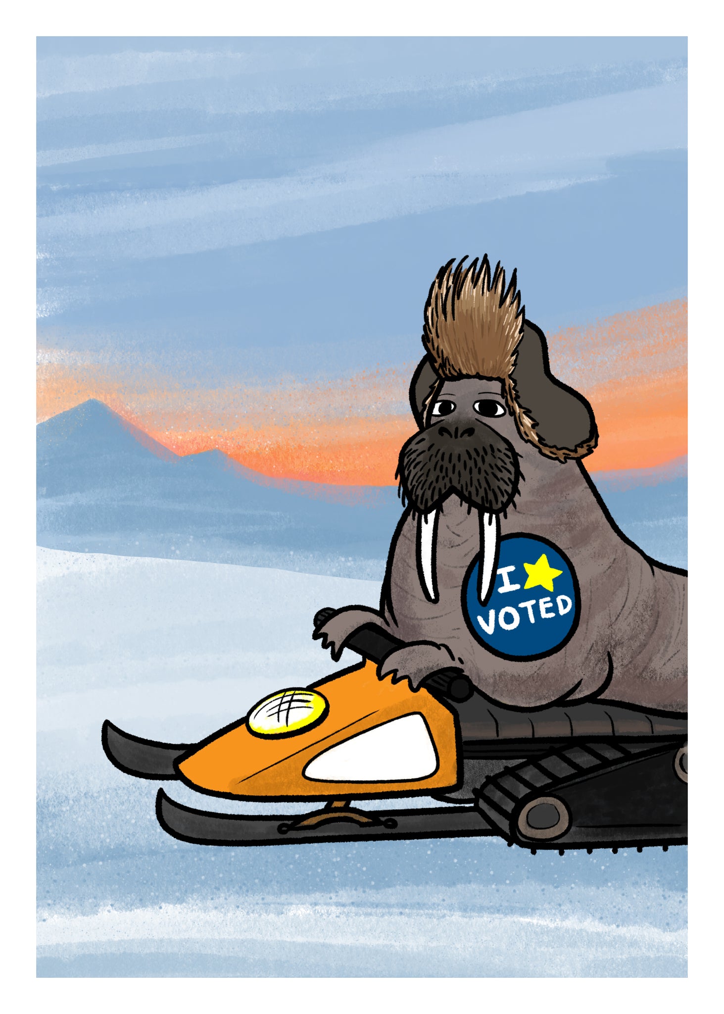 I Voted - Walrus
