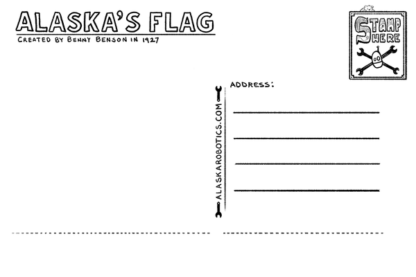 Alaska Flag Postcard