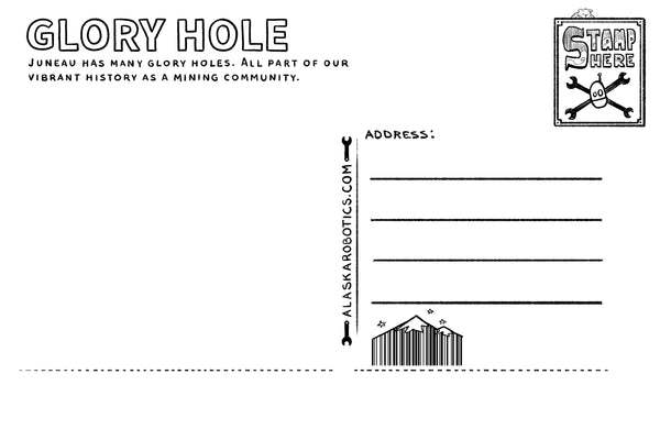 Glory Hole - Postcard