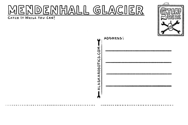 Mendenhall Glacier Postcard