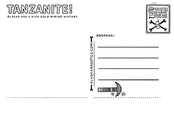 Tanzanite Postcard