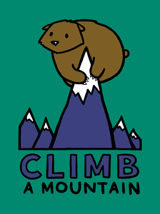 Climb a Mountain - Kids T-Shirt