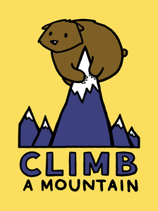 Climb a Mountain - Baby Onesie