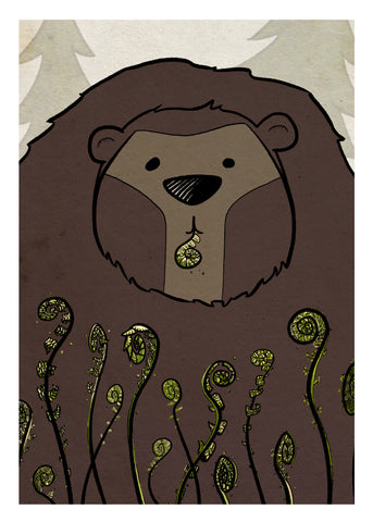 Fiddlehead Bear