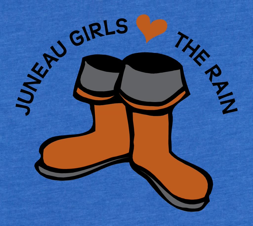 Juneau Girls Love the Rain - Adult T-Shirt