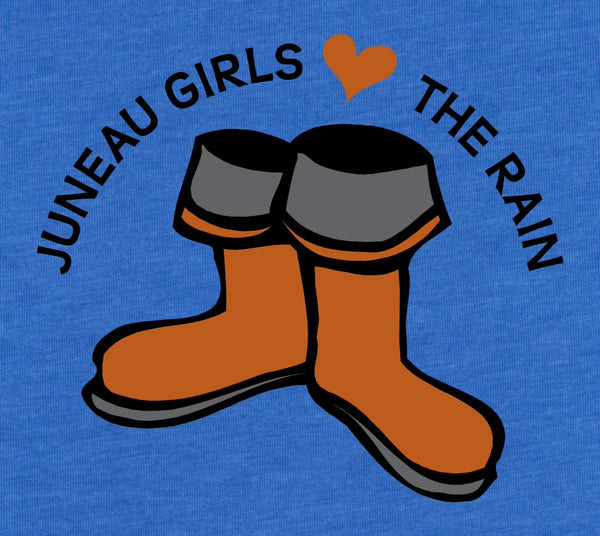 Juneau Girls Love the Rain - Kids T-Shirt