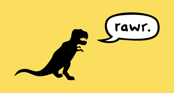 Dinosaur Rawr - Baby Onesie