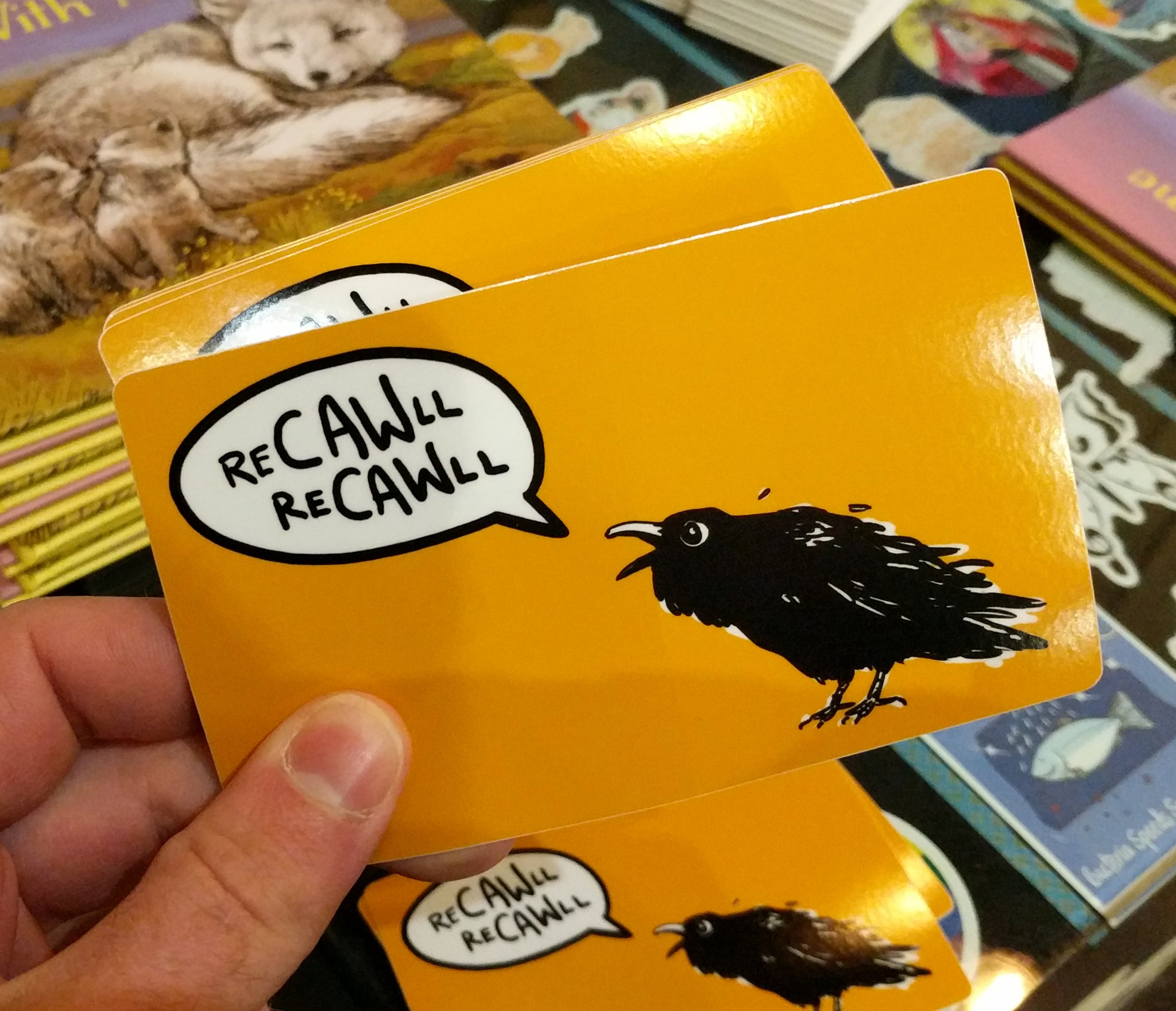Recall Raven Sticker