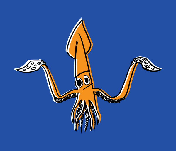 Shruggy Squid - Kids T-Shirt
